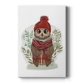 thumbnail image 1 of Owl in Tartan Scarf Premium Gallery Wrapped Canvas - Ready to Hang, 1 of 9