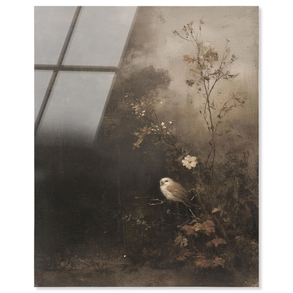 Owl in the Shadows II Acrylic Vintage Wall Decor by Art Remedy, Ready to Hang, 20 x 24