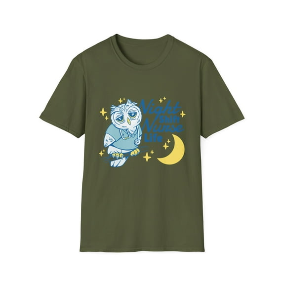 Owl nurse medicine cartoon Nurse Night Shift Life Novelty