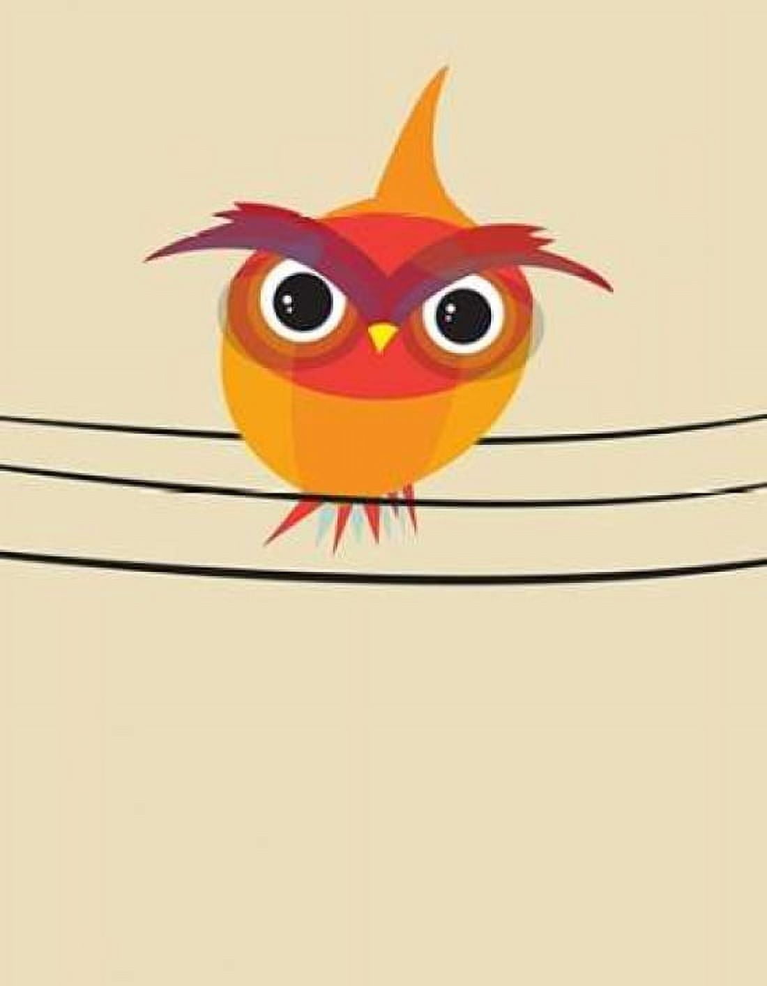 Owl on a Wire Canvas Art - Volkan Dalyan (22 x 28)