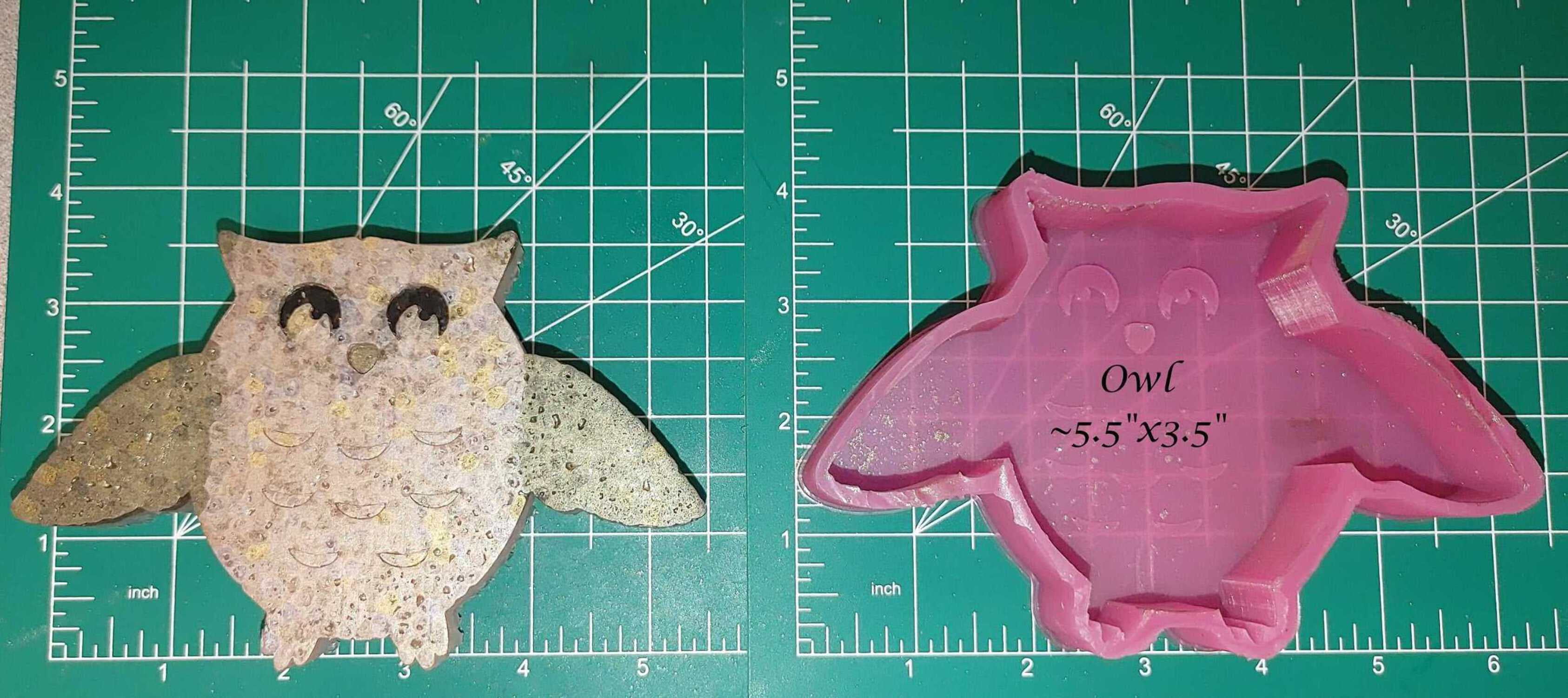 Owl silicone freshie mold