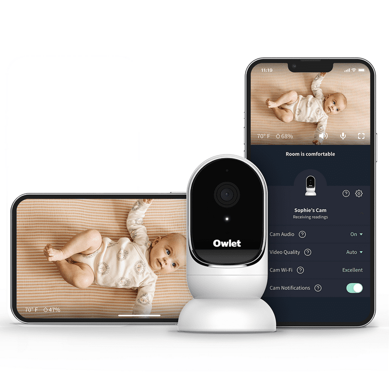 Frank Worthley Mappe Australien Owlet Cam - Smart Portable Video Baby Monitor - HD Video Camera, Encrypted  WiFi, Humidity, Room Temp, Night Vision & 2-Way Talk - Walmart.com