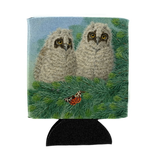 Owlets and Butterfly by Sarah Adams Can or Bottle Hugger