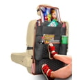 thumbnail image 1 of Owleys Back Seat Car Organizer, Kids Car Toy Storage, Eco-Leather Seat Cover for Child, 1 of 10
