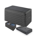 thumbnail image 1 of Owleys Car Trunk Organizer Foldable with Lid, SUV Storage Collapsible Black Eco-Leather 50L, 21.6 in, 1 of 12