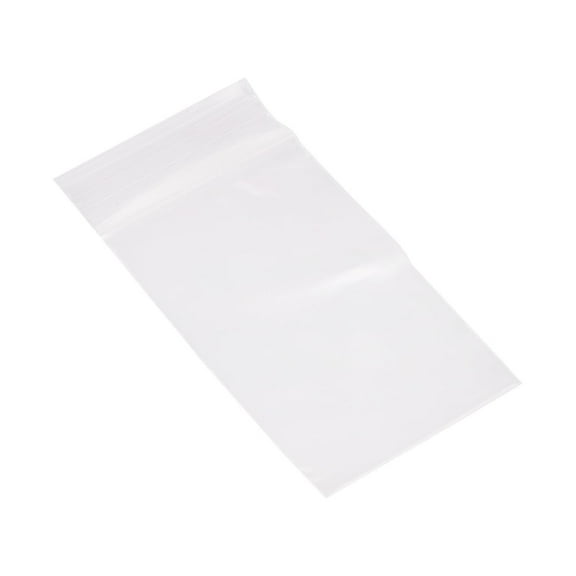 Owlpack Clear Reclosable Poly Bag, 2 Mil, Zip Closure, Great for Snacks, Products & Storage (2x3 inches)