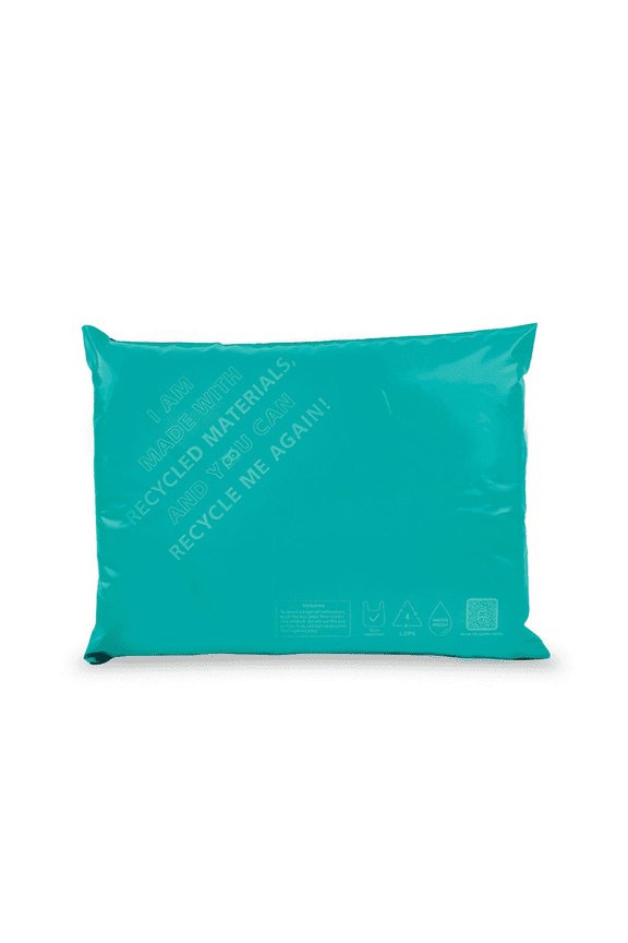 Owlpack Eco Friendly 2 MIL Teal Recycled Mailers (9" x 12", pack of 100)