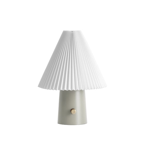 Owlpack Scarlet Cordless Rechargeable LED Table Lamp with Adjustable Dimmer - Gray