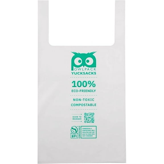 Owlpack Yucksacks .5 Gallon Food Scrap Compostable Bags 30ct