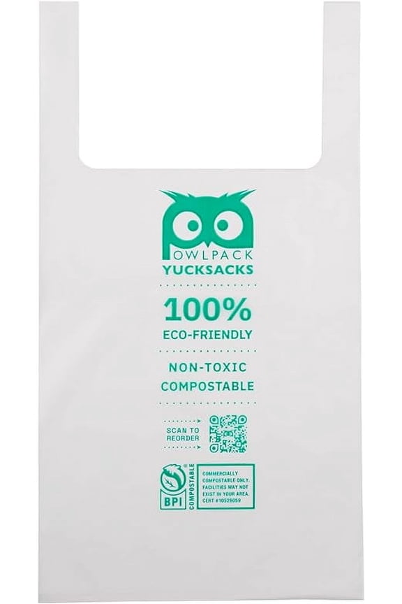 Owlpack Yucksacks .5 Gallon Food Scrap Compostable Bags 30ct