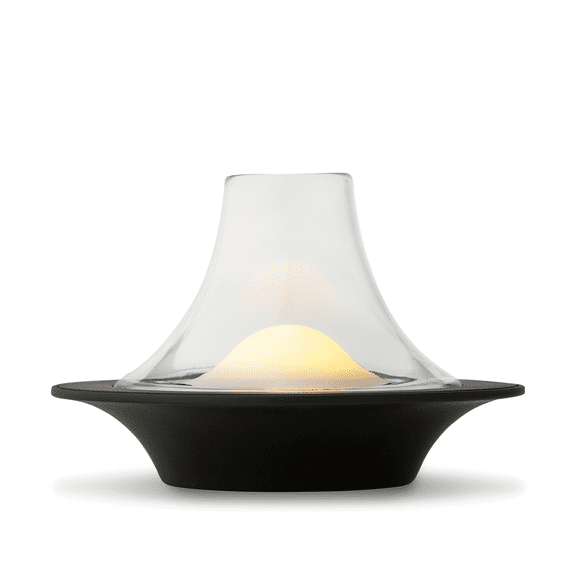 Owlpack Puff Cordless Rechargeable LED Table Lamp with Adjustable Dimmer - Black