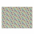 thumbnail image 1 of Owls Cutting Board, Lilies Popies and Daisies Lively Colored Nostalgic Characters Design, Decorative Tempered Glass Cutting and Serving Board, Small Size, Multicolor, by Ambesonne, 1 of 1