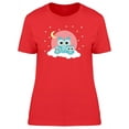 thumbnail image 1 of Owls Family In The Sky Night T-Shirt Women -Image by Shutterstock, Female Large, 1 of 2