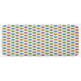 thumbnail image 1 of Owls Kitchen Mat, Lively Colored Fun Cartoon Happy Mascots Colorful Pattern with Circles and Dots, Plush Decorative Kitchen Mat with Non Slip Backing, 47" X 19", Multicolor, by Ambesonne, 1 of 1