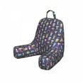 thumbnail image 1 of Owls Reading Pillow Cover, Colorful Playful Cartoon Repetitive Hooters Scandinavian Style Animal Motifs, Unstuffed Printed Bed Rest Case from Soft Fabric, Small, Hot Pink and Seafoam, by Ambesonne, 1 of 4
