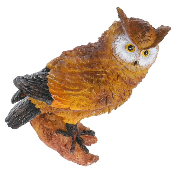 Owls Solar Light Tree Face Decoration Joyful Garden