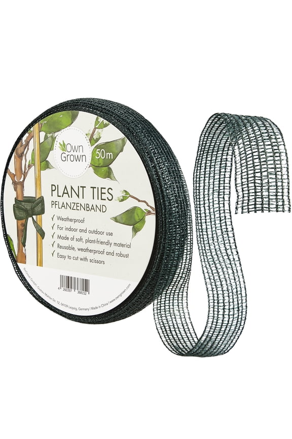 Garden Netting: 164ft Dark Green Plant Ties as Weatherproof Climbing Plant Support Plant Netting Garden Mesh Roll Garden Plant Tie
