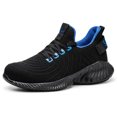 thumbnail image 1 of OwnShoe Breathable Steel Toe Work Sneakers for Men Women Safety Shoes Nonslip Work Boots, 1 of 9