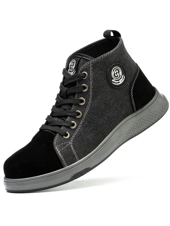 OwnShoe Composite Toe Work Shoes for Men Women Water Resistant Safety Shoes Non-Slip Industrial Boots Work Sneakers