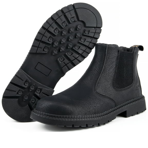 OwnShoe Men's Lightweight Work Boots Steel Toe Safety Shoes Women's Industrial Work Shoes