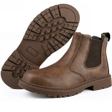 OwnShoe Men's Lightweight Work Boots Steel Toe Safety Shoes Women's Industrial Work Shoes
