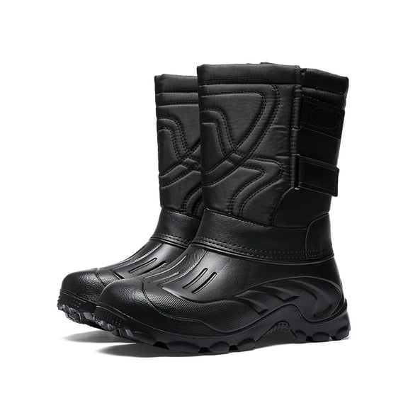 OwnShoe Mens Winter Boots Warm Waterproof Anti-slip Shoes Thicken Warm Shoes