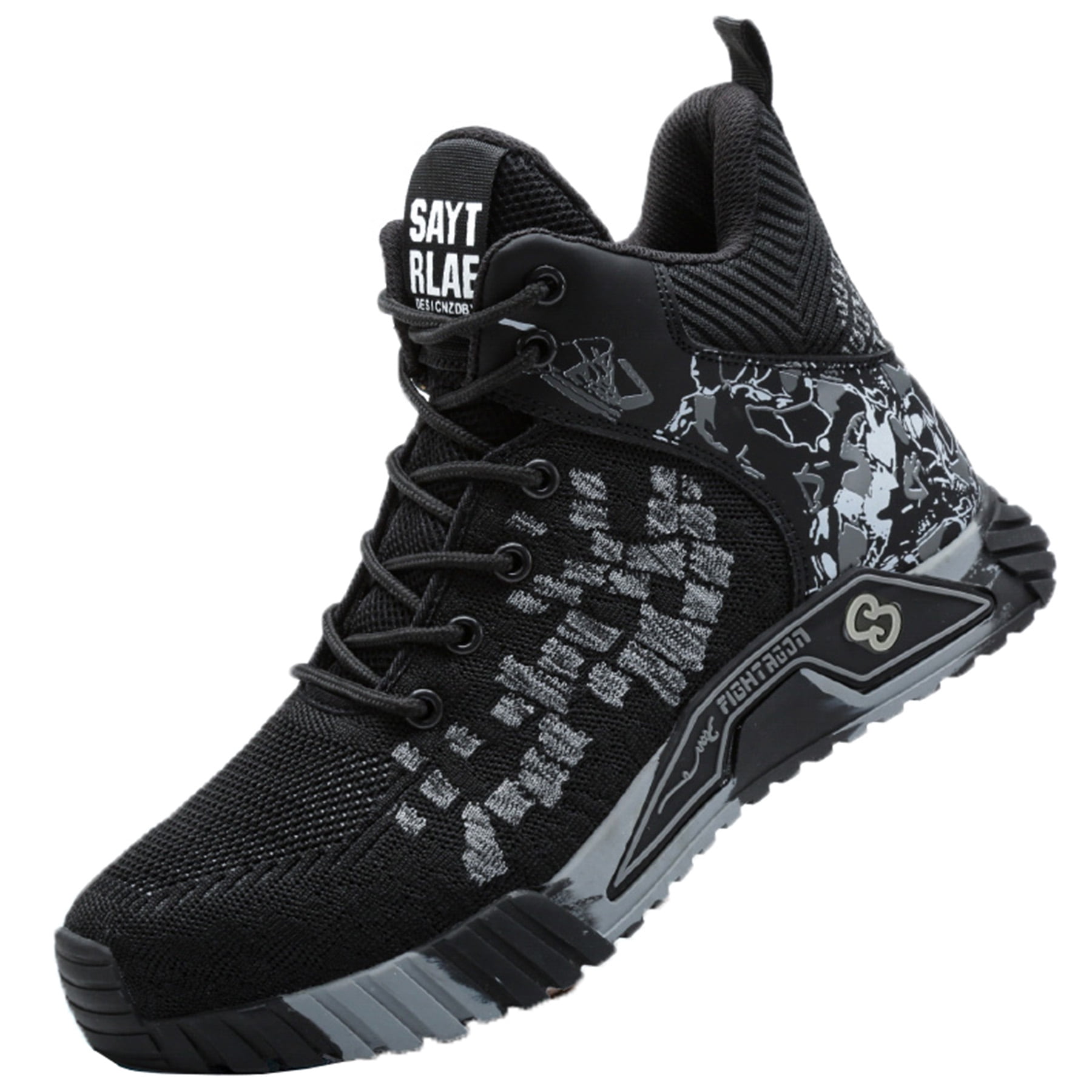 OwnShoe Steel Toe Safety Shoes for Men Women Breathable Work Boots