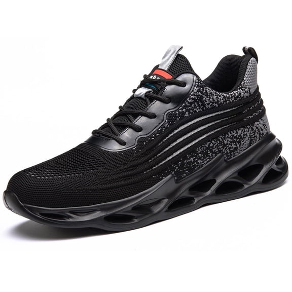 OwnShoe Steel Toe Safety Shoes for Men Women Work Sneakers Industrial Boots Size 7 Men/8 Women