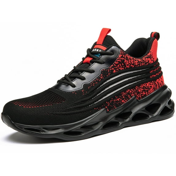 OwnShoe Steel Toe Safety Shoes for Men Women Work Sneakers Industrial Boots Size 8.5 Men/9.5 Women