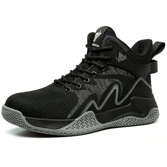 OwnShoe Steel Toe Work Boots for Men Women Lightweight Safety Shoes Breathable Industrial Work Sneakers