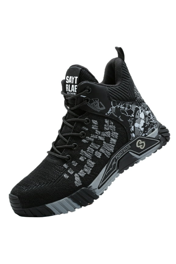 OwnShoe Steel Toe Work Boots for Men Women Lightweight Safety Shoes Construction Industrial Sneakers