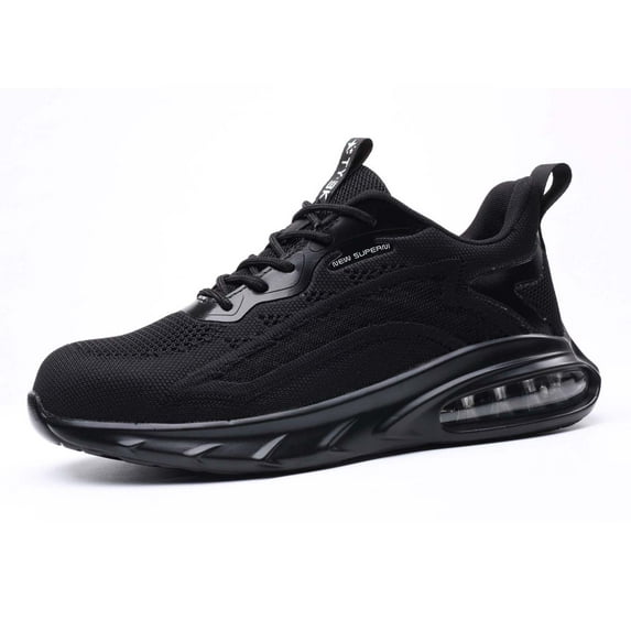 OwnShoe Steel Toe Work Shoes for Men Women Anti-Pierce Safety Shoes Nonslip Work Sneakers for Construction