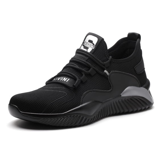OwnShoe Steel Toe Work Shoes for Men Women Breathable Safety Sneakers Industrial Boots Size 8.5 Men/9.5 Women
