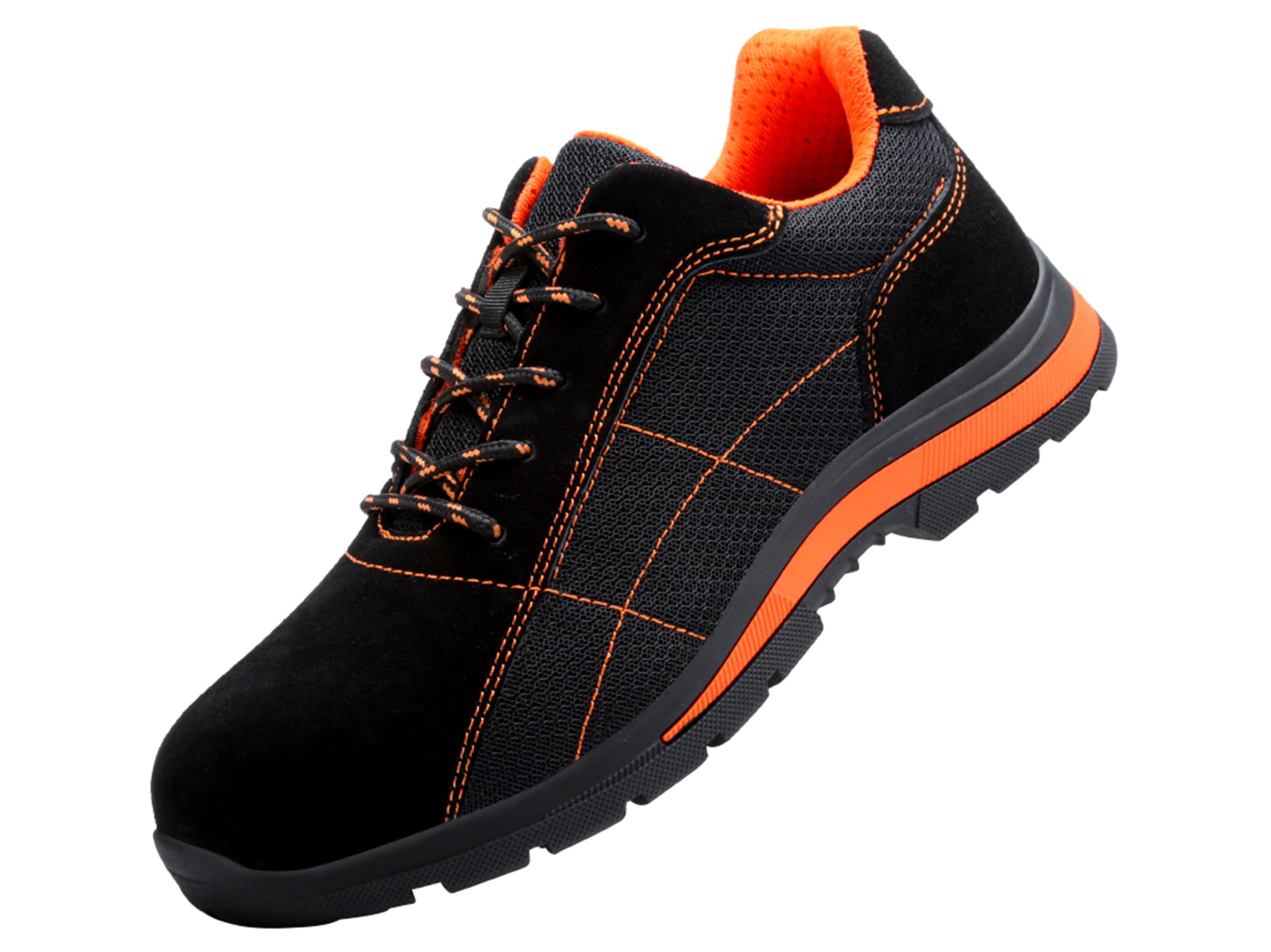 OwnShoe Steel Toe Work Shoes for Men Women Leather Safety Shoes Lightweight Industrial Work Sneakers Walmart