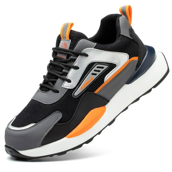 OwnShoe Steel Toe Work Shoes for Men Women Lightweight Safety Shoes Construction Work Sneakers