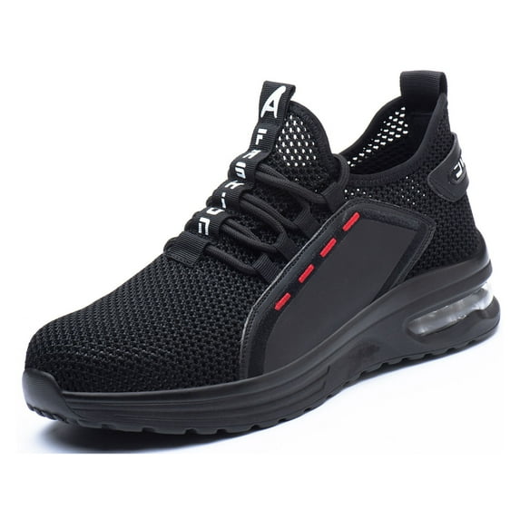 OwnShoe Steel Toe Work Shoes for Men Women Lightweight Safety Shoes Nonslip Work Sneakers Size 6.5