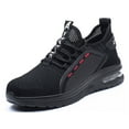 thumbnail image 1 of OwnShoe Steel Toe Work Shoes for Men Women Lightweight Safety Shoes Nonslip Work Sneakers Size 7, 1 of 8