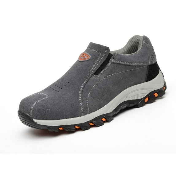 OwnShoe Steel Toe Work Shoes for Men Women Waterproof Safety Shoes Leather Construction Sneakers
