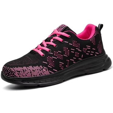 Steel Toe Work Shoes for Women Lightweight Breathable Safety Shoes Anti ...