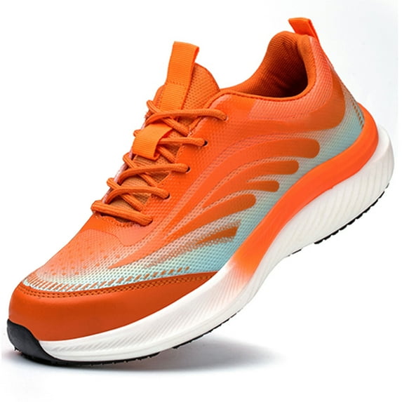 OwnShoe Women's Safety Shoes Steel Toe Sneakers Lightweight Non-Slip Work Shoes