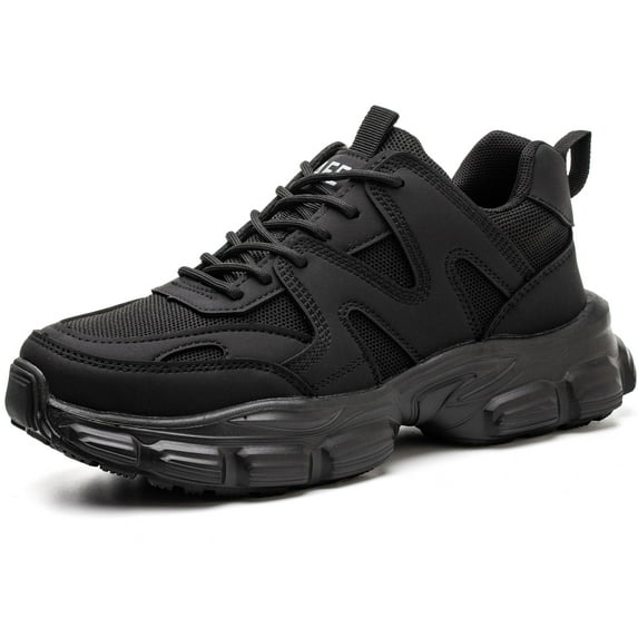 OwnShoe Women’s Safety Shoes Steel Toe Work Sneakers Lightweight Non-Slip Industrial Boots