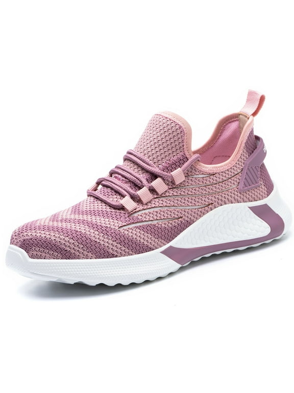 Steel Toe Work Shoes for Women Lightweight Breathable Safety Shoes Anti ...