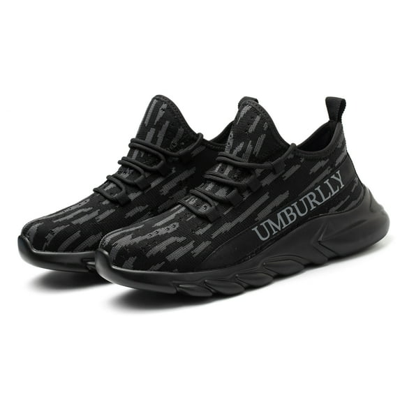 OwnShoe Women's Steel Toe Work Sneakers Lightweight Safety Shoes Breathable Construction Shoes