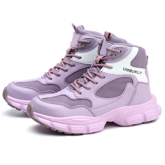 OwnShoe Women’s Work Boots Lightweight Safety Shoes Breathable Nonslip Industrial Sneakers