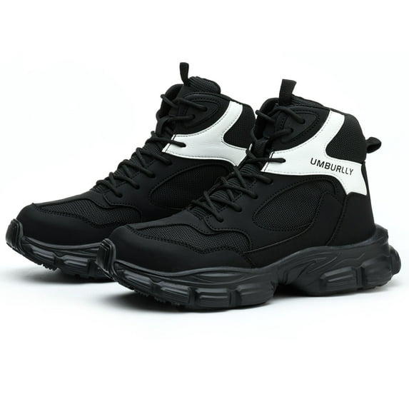 OwnShoe Women’s Work Boots Lightweight Safety Shoes Breathable Nonslip Industrial Sneakers