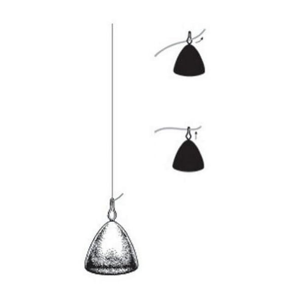 Owner 5155-018 Downshot Sinker 7 per Pack Size 1/16 oz. Weight