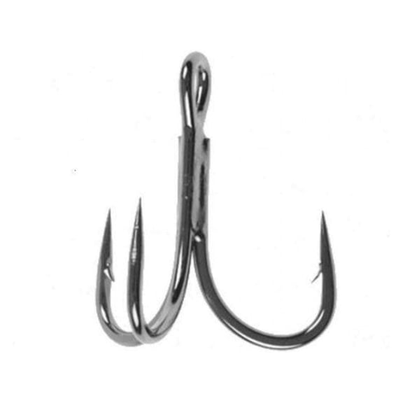 Owner 5656 ST-56 Treble 3X-Strong Super Need Point Hook, Black Chrome