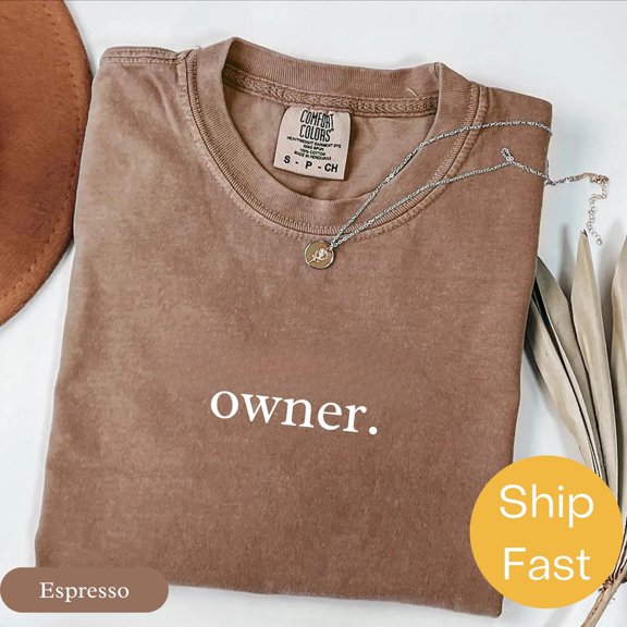 Owner Entrepreneur Graphic Style T-Shirt All Size S-3XL