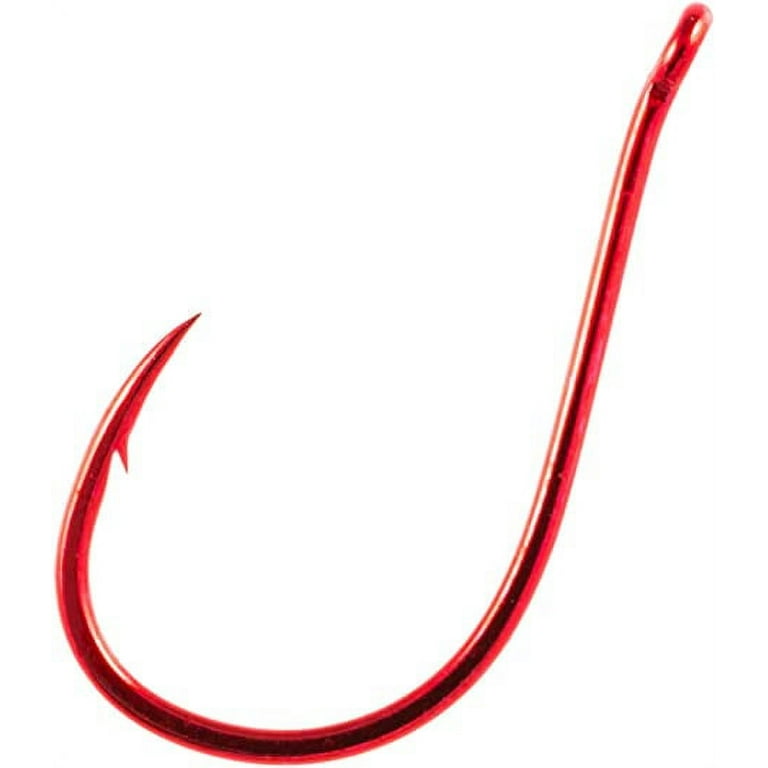 Owner Hooks Red Mosquito Light Wire Hook Size 6 10 Pack 5177-053 