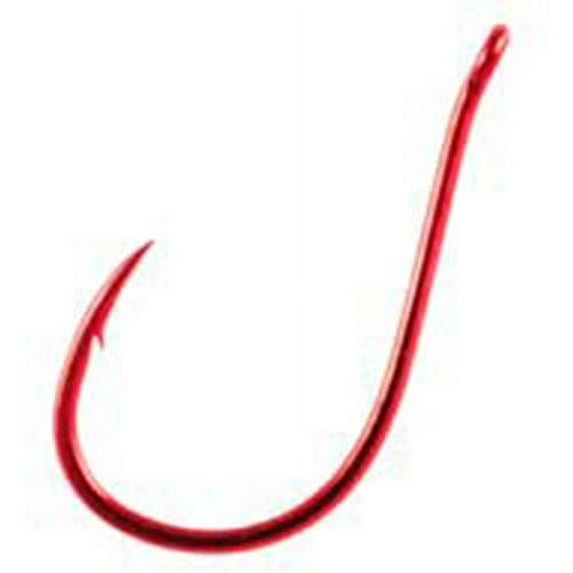 Owner Hooks Ssw Super Needle Point (Base UPC 0005483100281) Color Red Option #5/0